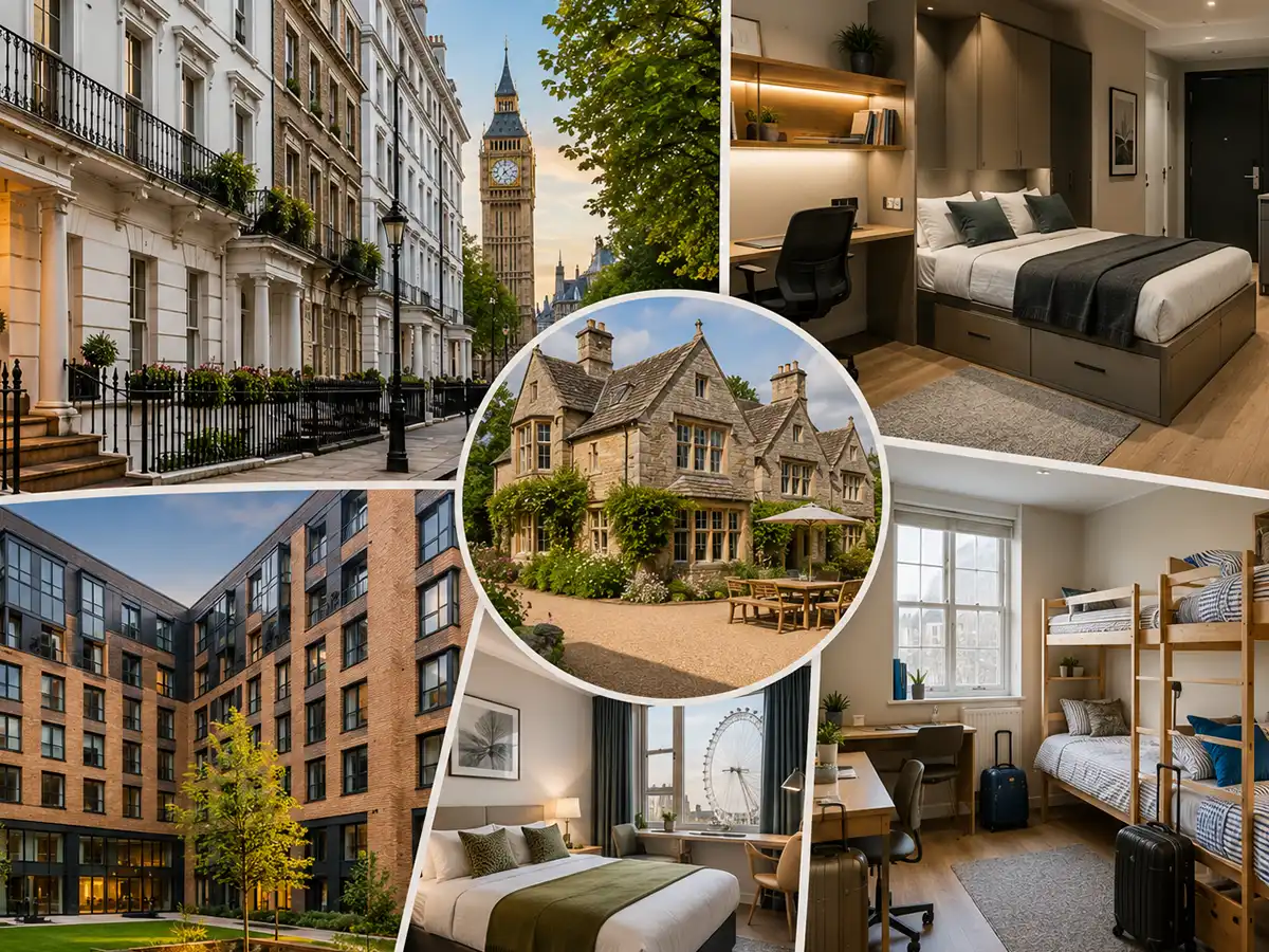 Accommodation options in England