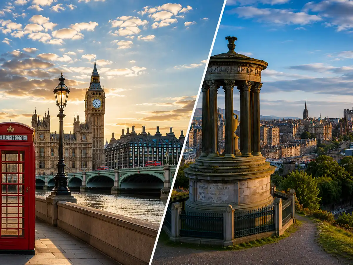 Travelling between London and Edinburgh