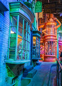 Filming locations linked to Diagon Alley
