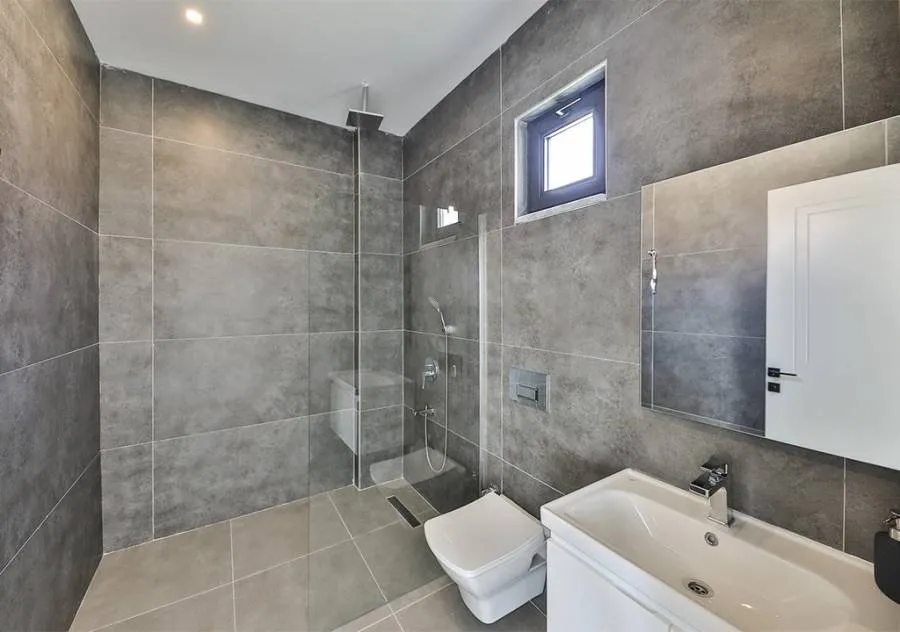 A luxury villa with a pool and jacuzzi in Kalkan