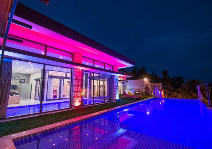 A conservative luxury villa nestled in nature in