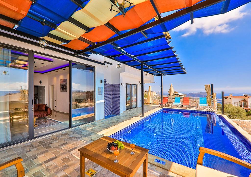 Conservative villa with sea views in Kalkan