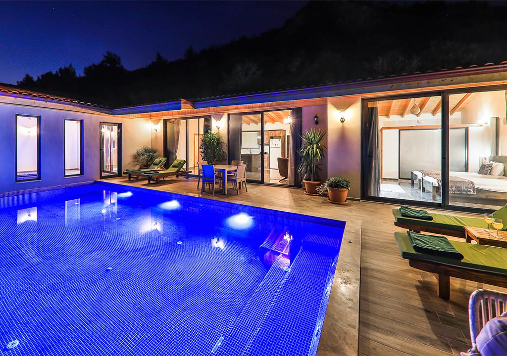 A Conservative Villa With A Pool Immersed In Nat